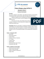 BIW Fixture Design Course Curriculum