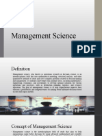 Management Science