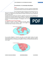 La Tectonique Des Plaques Lithospheriques