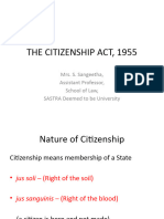 THE CITIZENSHIP ACT, 1955 Part 7 - Module 1-2