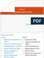 Unit 3: Corporate Governance: Binod Ghimire