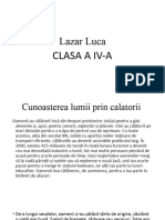 Lazar Luca: Clasa A Iv-A