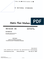 ASME B18.22M-2000, Metric Plain Washers