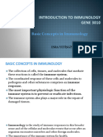 Introduction To Immunology Lecture I