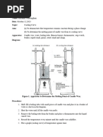 CSEC Physics Expt. 7. Cooling Curve