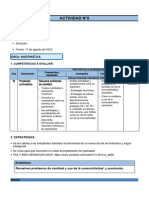 2° Grado - Actividad Del Dia 17 de Agosto