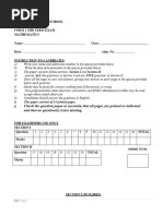 Form 2 Mid Term 1 Exam