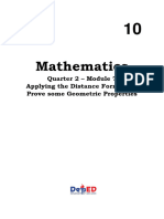 Math 10 - Q2 - Week 7 - Module 7 - Applying The Distance Formula To Prove Geometric Properties - For Reproduction