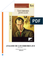 Analisis Del Libro Errores Judiciales