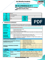 Sesion CCSS 1° Sec-Semana 05 Uni 3