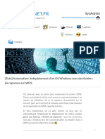 (Tuto) Automatiser Le Déploiement D'un OS Windows Avec Des Fichiers de Réponses Sur WDS