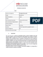 Psicologia Del Desarrollo 2017 EDB4001 - 01