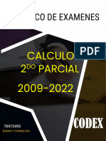 Banco de Examenes Segundo Parcial Calculo II