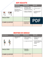 Circuit Training Sans Matériel À Réaliser