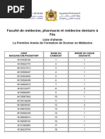 Faculté de Médecine, Pharmacie Et Médecine Dentaire À Faculté de Médecine, Pharmacie Et Médecine Dentaire À Fès Fès