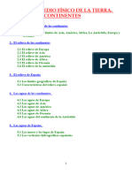 Tema 3 El Medio Físico de La Tierra. Los Continentes