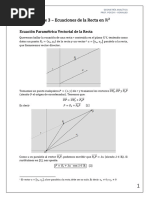 Clase 3 - Ecuaciones de La Recta en R2