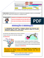 Roteiro de Atividades Geografia 26 A 30 de Abril