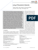 Additive Manufacturing of Piezoelectric Materials