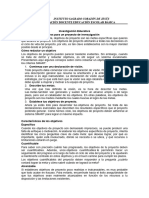 Pasos para Elaborar Objetivos