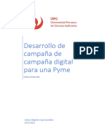 Desarrollo de Campaña de Campaña Digital para Una Pyme