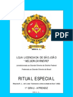 Ritual de Aprendiz - 1822