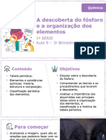 Aula 9 - A Descoberta Do Fósforo