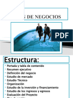 Estructura Del Plan de Negocios