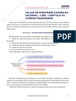 LDB - Capitulo Vii Recursos Financeiros