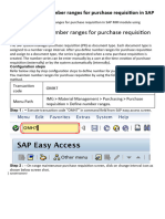 Configuration of Purch. Req Doc Type