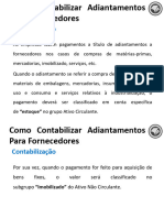 Como Contabilizar Adiantamentos para Fornecedores