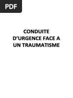 RESUME - Conduite D'urgence Face À Un Traumatisme