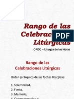 Rango de Las Celebraciones