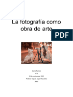 La Fotografía Como Obra de Arte