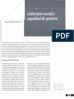 Rocha, I. 2012. Cohesiónsocial y Equidad de Género