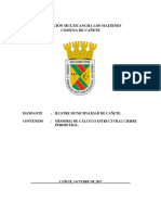 Memoria de Calculo Cierre Multicancha Los Maitenes