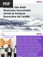 Document Du Séminaire PRO - Analyse Des États Financiers Syscohada Révisé Et Analyse Financière de L'entité - by SERGE KESSE