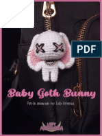 Baby Goth Bunny Patron Amigurumi ESP