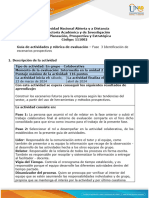 Guía de Actividades y Rúbrica de Evaluación - Unidad 2 - Fase 3 Identificación de Escenarios Prospectivos