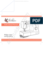 EverSewn Maker 200 Sewing Machine Instruction Manual