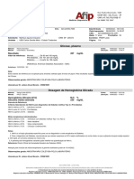 Glicose, Plasma: Resultado 207 MG/DL