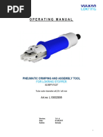 Operating Manual: Pneumatic Crimping and Assembly Tool