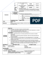 Grade 10 Lesson Plan Boyle's Law