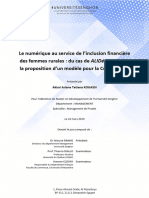 Le Numérique Au Service de L'inclusion Financière Des Femmes