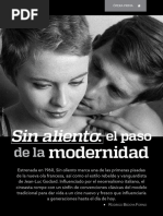 Sin Aliento, El Paso de La Modernidad