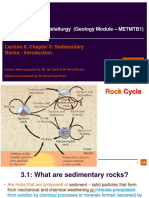 METMTB1 - Sedimentary Rocks - Lecture 6