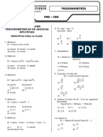 Ficha 30 - Pre Uni - Trigonometría