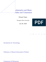 Dokumen - Tips - Mathematics and Music Timbre and Consonance and Music Timbre and Consonance