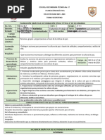 Force 2. Planeacion Didactica Del Mes de Marzo de 2024