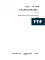 Iso 22000-5 - 2019 Español